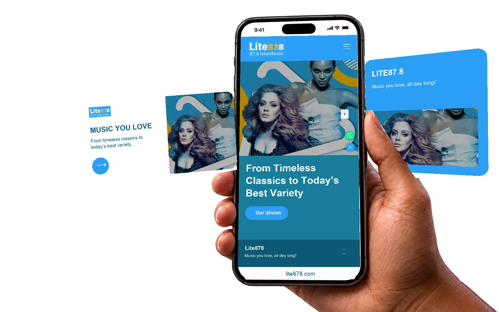 Lite 87.8 interface details