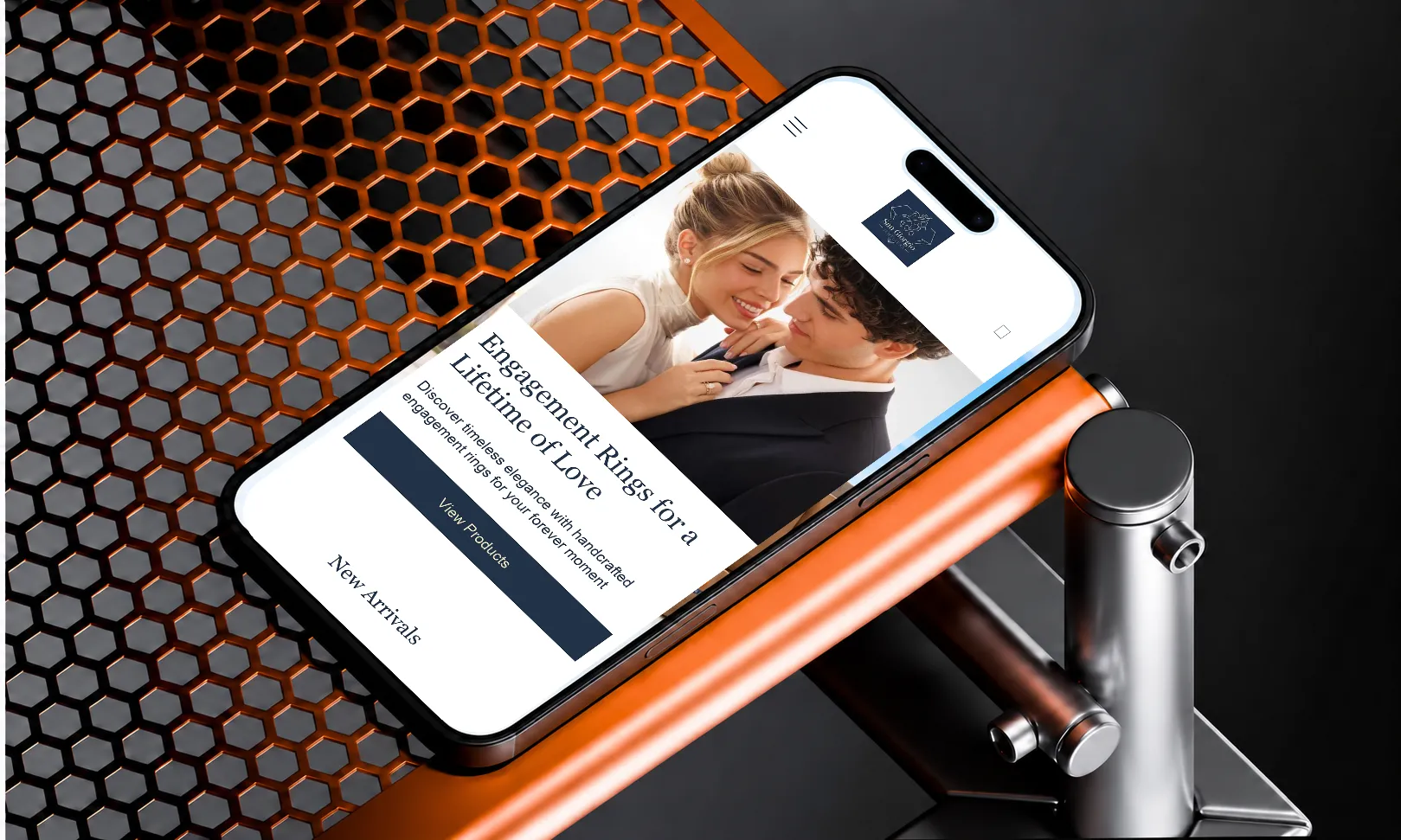 San Giorgio website mockup